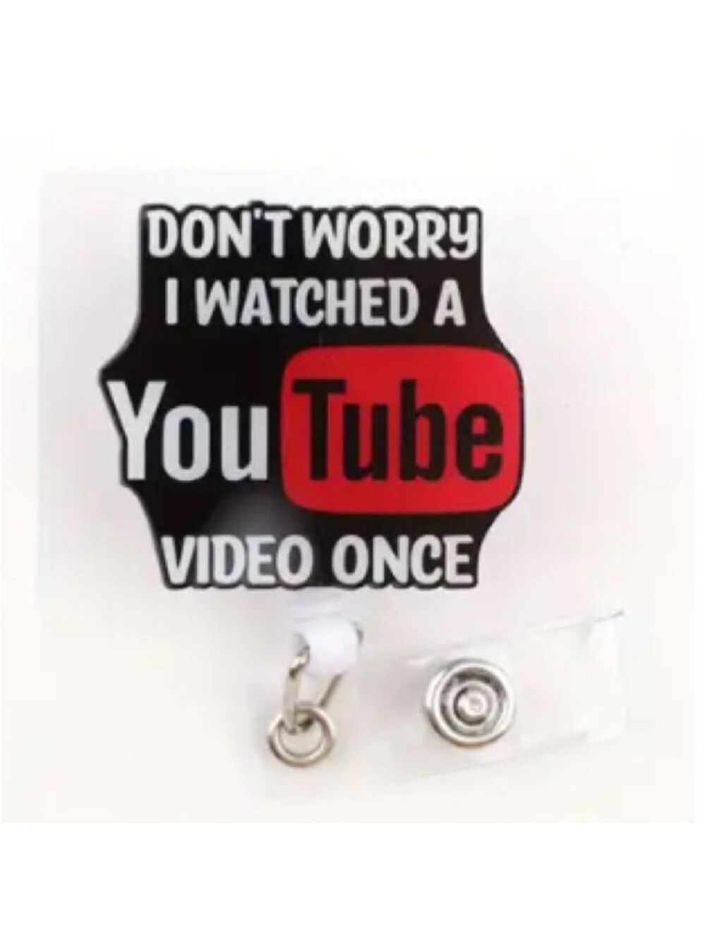 YouTube Themed Badge Reel - Black and Red